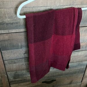 Maroon Circle Scarf
